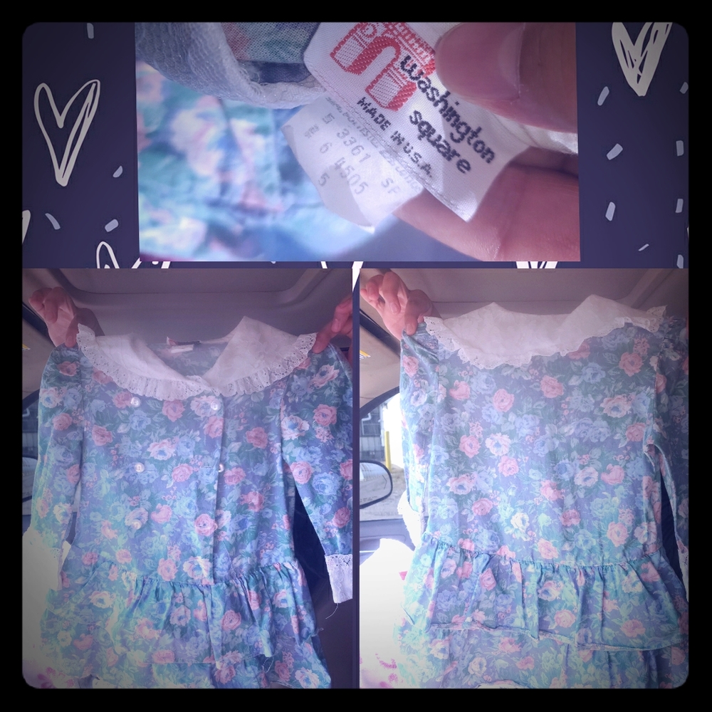 Vintage Washington square size 5 floral dress